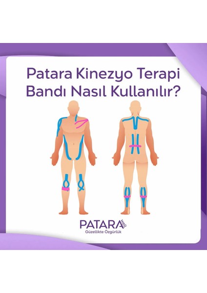 Well Spor ve Terapi Bandı, Kinesiolog-Y Tape, Kas Agrı Bandı modelleri