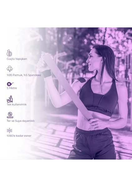 Well Spor ve Terapi Bandı, Kinesiolog-Y Tape, Kas Agrı Bandı indirimleri