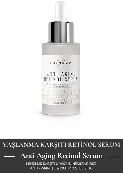 - Anti Aging Retinol Serum 30 ml - Yaşlanma Karşıtı