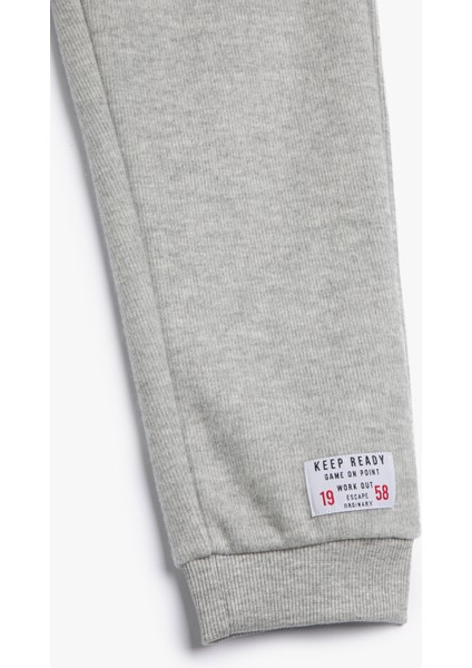 Basic Jogger Eşofman Altı Fitilli Kadife Beli Bağlamalı Cepli Şardonlu modelleri