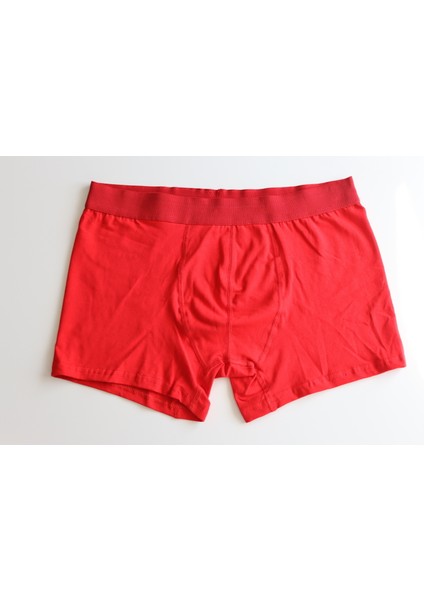 Yılbaşı Özel Kutusunda 2li Noel Seti - Kırmızı Boxer Ponponlu Tanga fırsatları