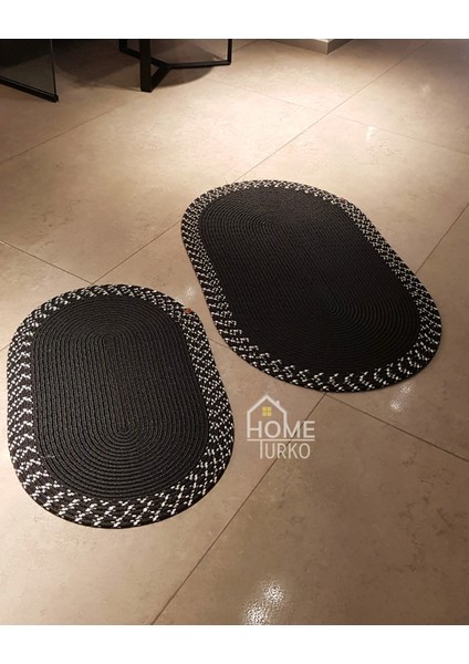 2'li Takım Jüt, Modern, Bohem, Banyo Paspası, Banyo Paspas Takımı, Çeyizlik, Hediyelik, Ev Eşyası fırsatları