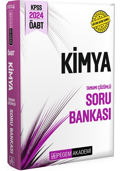 2024 KPSS ÖABT Kimya Tamamı Çözümlü Soru Bankası