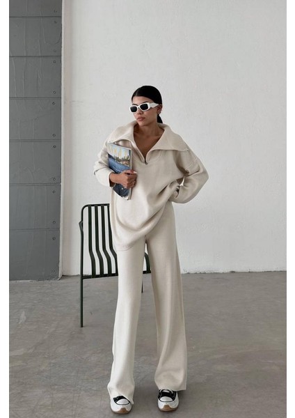 Kadın Giyim Oversize Triko Takım