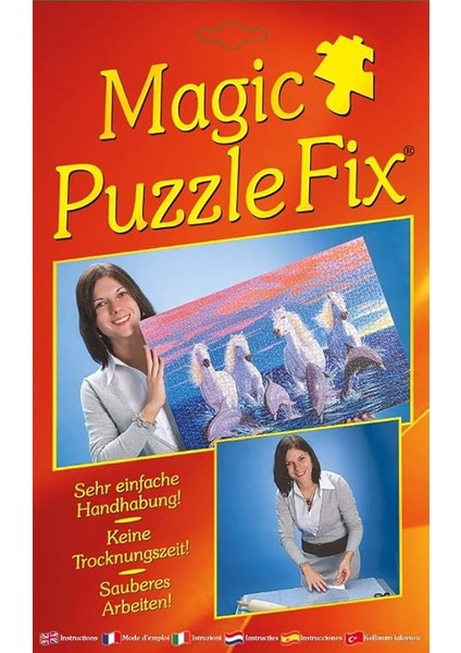 Magic Puzzle Fix - Puzzle Yapıştırıcı Folyo - 12 Adet