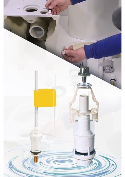 Klozet Rezervuar Iç Takımı Basmalı