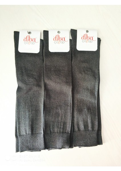 288 Diz Altı Bayan Pamuklu Çorap 3 Lu