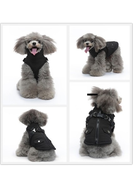 Pet Köpek Koşum Tarzı Köpek Giysileri Fermuarlı Ceket (Yurt Dışından) modelleri