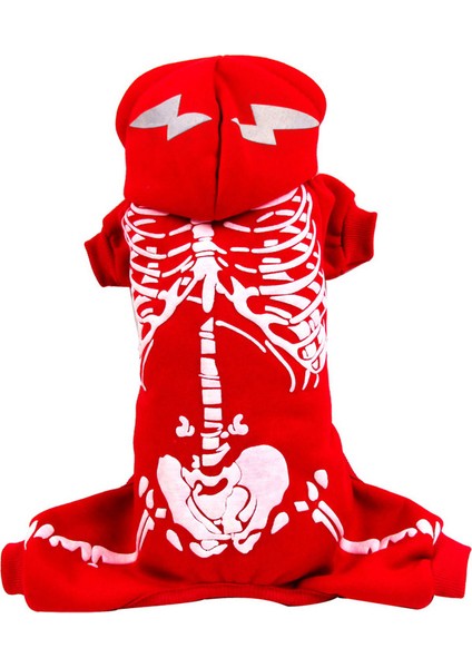Cadılar Bayramı İskeleti Teddy Corgi Aydınlık İskelet Sonbahar ve Kış Evcil Hayvan Giysileri (Yurt Dışından) modelleri