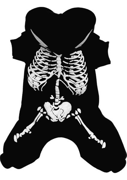 Cadılar Bayramı İskeleti Teddy Corgi Aydınlık İskelet Sonbahar ve Kış Evcil Hayvan Giysileri (Yurt Dışından) fiyatları