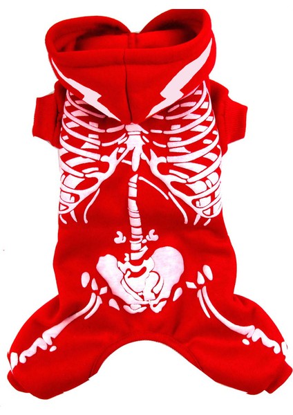 Cadılar Bayramı İskeleti Teddy Corgi Aydınlık İskelet Sonbahar ve Kış Evcil Hayvan Giysileri (Yurt Dışından) fırsatları