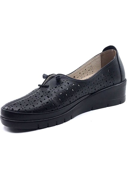 Y 66 Özel Topuk Jeli Siyah Günlük Bayan Ayakkabı modelleri