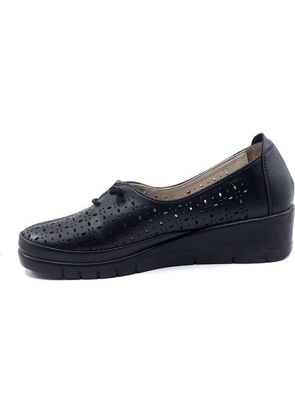 Y 66 Özel Topuk Jeli Siyah Günlük Bayan Ayakkabı fırsatları