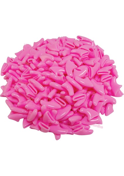 Açık Pembe Xs 20 Adet Çizilmez Silikon Yumuşak Kedi Tırnak Kapakları / Kedi Pençe Pençesi / Evcil Hayvan Tırnak Koruyucusu / Kedi Tırnak Kapağı Tutkal ve Aplikatör ile (Yurt Dışından)