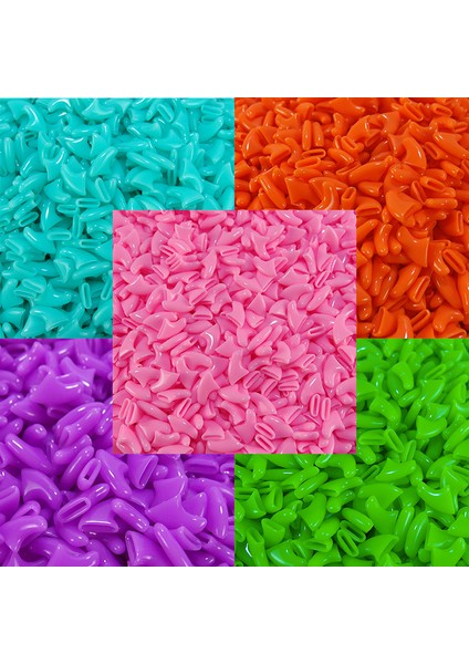 Açık Pembe Xs 20 Adet Çizilmez Silikon Yumuşak Kedi Tırnak Kapakları / Kedi Pençe Pençesi / Evcil Hayvan Tırnak Koruyucusu / Kedi Tırnak Kapağı Tutkal ve Aplikatör ile (Yurt Dışından) fırsatları