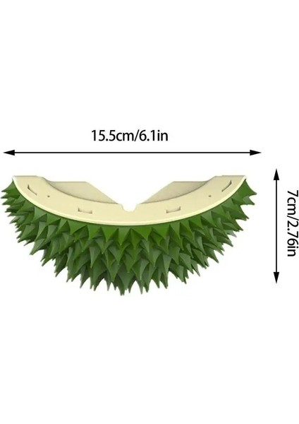 Yeşil Kedi Masaj Fırçası Tarak Durian Şekli Tırmalama Duvar Köşe Fırça Araçları Pet Kediler Saç Çıkarıcı Fırça Temizleyici Bakım Malzemeleri (Yurt Dışından) fiyatları