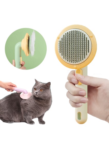 Pembe Evcil Hayvanlar Kendi Kendini Temizleyen Slicker Fırça Köpek ve Kedi Için Pet Saç Tarak Astar Karışık Saç Masaj Parçacık Güzellik Ürünleri Kaldırır (Yurt Dışından) fiyatları