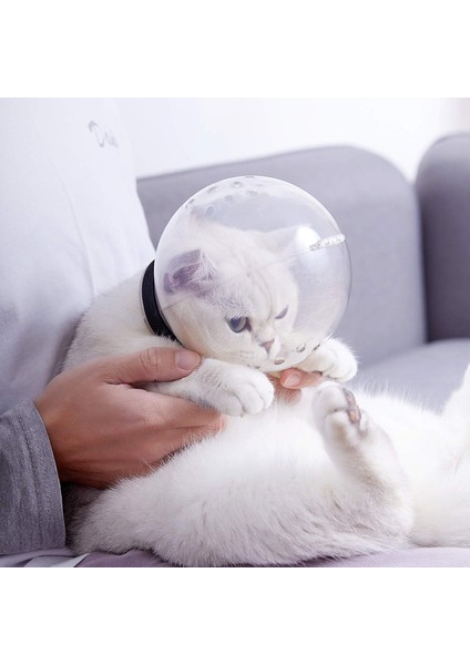 M Kedi Bakım Aksesuarları Anti-Isırık Namlu Nefes Maske Anti-Yalama Uzay Kaput Maskesi Kapak Namlu Kedi Banyo Bakım Malzemeleri (Yurt Dışından)
