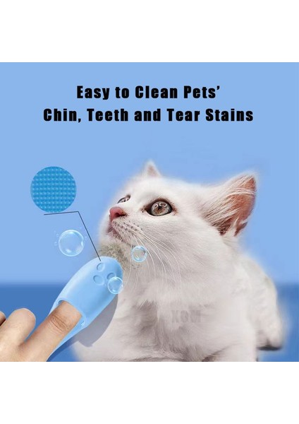Mor 10 Adet 10 Adet Yumuşak Pet Parmak Fırçası Kediler Fırça Diş Fırçası Gözyaşı Lekeleri Fırça Göz Bakımı Evcil Hayvan Temizleme Bakım Araçları Köpek Kedi Malzemeleri (Yurt Dışından) modelleri