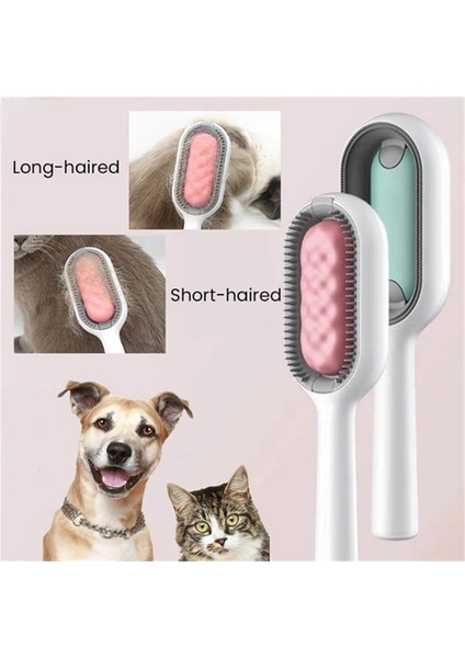 Pembe Uzun Saçlı Kediler Evrensel Pet Knot Sökücü Yerçekimi Evcil Hayvan Temizleme Saç Çıkarma Tarak Yapıştırma Cihazı Kedi Tarağı Köpek Tüyü Çıkarma Kedi Köpeğe Özel (Yurt Dışından) fiyatları