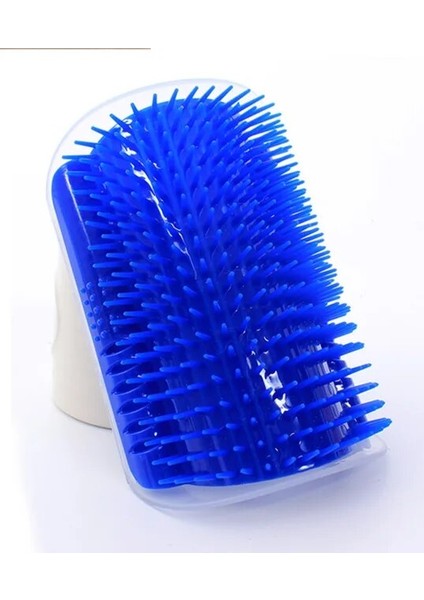 Koyu Mavi Pet Kediler Köşe Fırçası Kendini Kedi Masajı Damat Tarak Fırçası Kedi Nipiyle Kedi Evcil Hayvanlar Için Gıdıklama Tarakıyla Yüzü Ovalar Kedi Fırçası (Yurt Dışından)