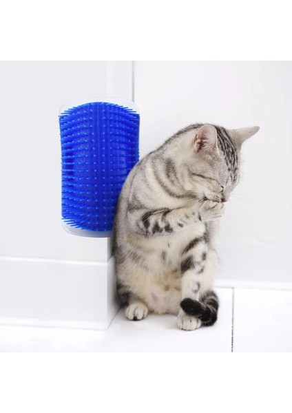 Koyu Mavi Pet Kediler Köşe Fırçası Kendini Kedi Masajı Damat Tarak Fırçası Kedi Nipiyle Kedi Evcil Hayvanlar Için Gıdıklama Tarakıyla Yüzü Ovalar Kedi Fırçası (Yurt Dışından) indirimleri