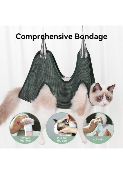 Mavi S Pet Kedi Bakım Hamak Yardımcı Kedi Köpek Hamak Köpekler Güzellik Hamak Kısıtlama Çantası Asılı Çivi Tamir Aksesuarları (Yurt Dışından) fiyatları