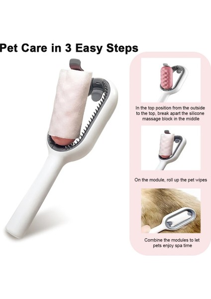 Mendil Kısa Saç P Pet Dökülme Fırçası Silikon Köpek Fırça Kedi Bakım Tarağı Saç Çıkarıcı Masaj Aletleri Kediler Köpekler Için Lint Sökücü (Yurt Dışından) fırsatları