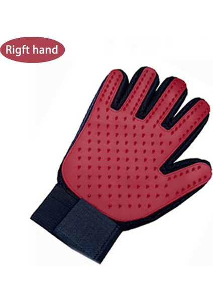 Kırmızı 01 Kedi Pet Bakım Fırçası Eldiven Temizleme Sırt Masajı Hayvan Banyo Epilasyon Köpek Taraklar Kedi Fırça Pet (Yurt Dışından) fiyatları