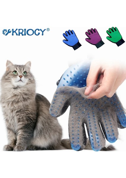 Yeşil Sol El Kedi Bakım Eldiveni Kediler Için Yün Eldiven Pet Saç Dökülme Fırçası Tarak Eldiven Pet Köpek Temizleme Masaj Eldiveni Aksesuarları Için (Yurt Dışından) indirimleri