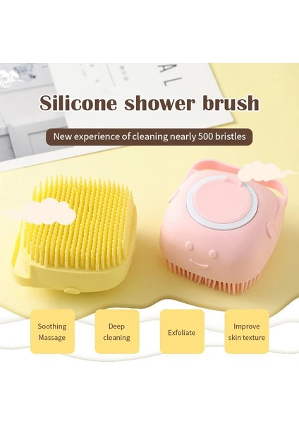 Sarı Yumuşak Silikon Köpek Fırça Evcil Hayvan Şampuanı Masaj Banyo Fırçası Banyo Puppycat Yıkama Masaj Dağıtıcı Bakım Duş Fırçası (Yurt Dışından) fiyatları