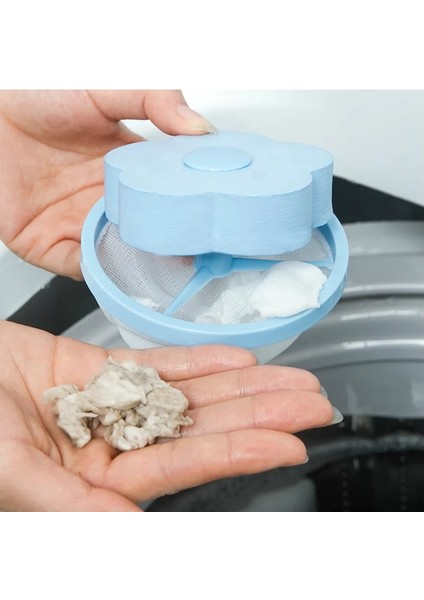 Çiçekler-Pembe 10 Adet Pet Epilasyon Artefakt Yeniden Kullanılabilir Filtre Çamaşır Makinesi Temizleme Aracı Filtre Net Çanta Kedi Köpek Saç Temizleme Torbası Kedi Malzemeleri (Yurt Dışından)