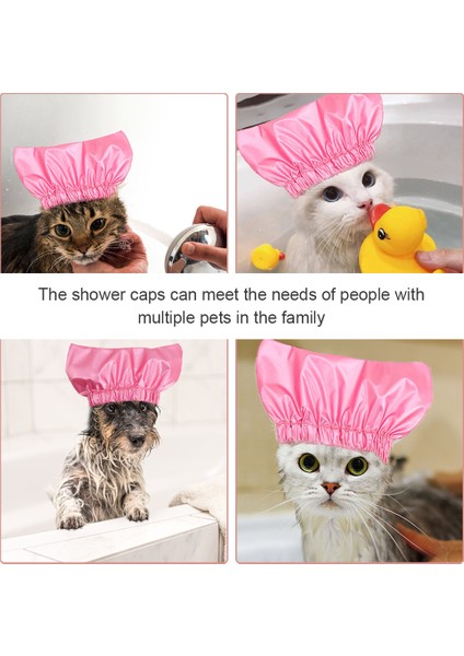 Pembe S Köpekler Için Banyo Duş Boneleri Su Geçirmez Kedi Banyo Başlığı Yeniden Kullanılabilir Duş Başlığı Sphynx Kedi Şapka Kulak Kapakları Koruyucu (Yurt Dışından) modelleri