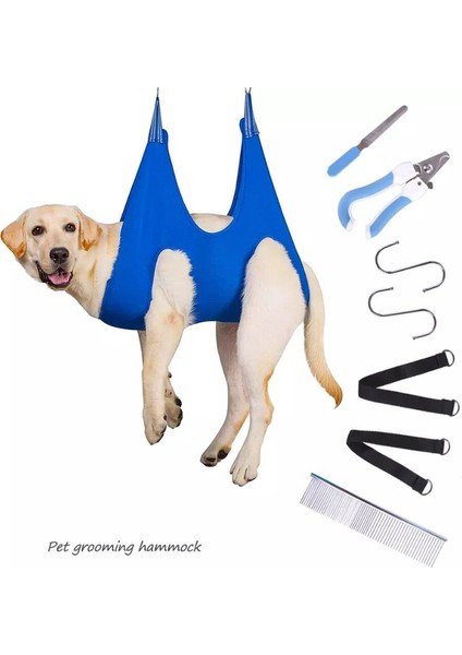 Siyah Onbir Parça S Yeni Evcil Hayvan Bakım Hamak Koşum Köpek Hamak Kısıtlama Çantası Evcil Hayvan Budama Seti Tarak Tırnak Makası Evcil Hayvan Malzemeleri Evcil Hayvan Bakım Araçları (Yurt Dışından)