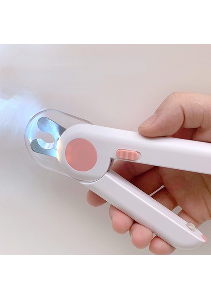 Led Tarzı Pembe Kedi Tırnak Makası Makas Led Işık Evcil Köpekler Tırnak Ayak Makası Yavru Köpek Pençe Tırnak Makası Kediler Bakım Temizlik Malzemeleri (Yurt Dışından)