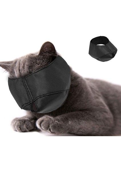 Siyah S Nefes Alabilir Naylon Kedi Ağızlıklar Yavru Yüz Maskeleri Damat Yardımcıları Banyo Anti-Isırma Anti-Çizik Kedi Bakım Araçları Evcil Hayvan Malzemeleri (Yurt Dışından) fırsatları