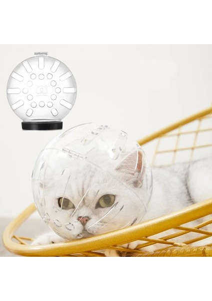 M Kedi Bakım Aksesuarları Anti-Isırık Namlu Nefes Maske Anti-Yalama Uzay Kaput Maskesi Kapak Namlu Kedi Banyo Bakım Malzemeleri (Yurt Dışından)