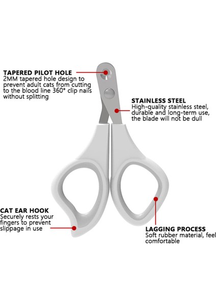 1c Profesyonel Evcil Hayvan Tırnak Makası Çelik Köpek Kedi Tırnak Makası Emek Tasarrufu Sağlayan Tırnak Makası Uygun Köpek Bakım Malzemeleri (Yurt Dışından)