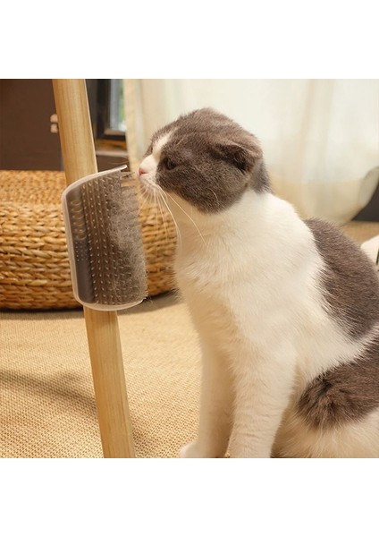 Bl Kedi Fırça Köşe Kediler Masaj Kişisel Bakım Tarak Duvar Fırçası Kedi Nipiği Gıdıklama Tarak ile Yüz Kedi Bakım Aksesuarları Ovur (Yurt Dışından)