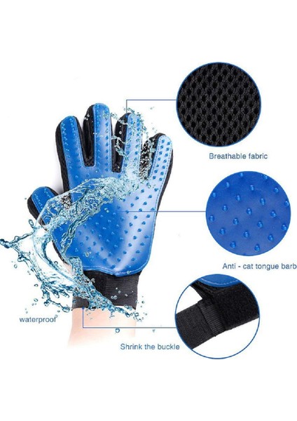 Mavi Sağ El Kedi Köpek Pet Tarak Bakım Dökülme Fırçası Eldiven Temizlik Sırt Masajı Hayvan Banyo Epilasyon Aksesuarları (Yurt Dışından) modelleri