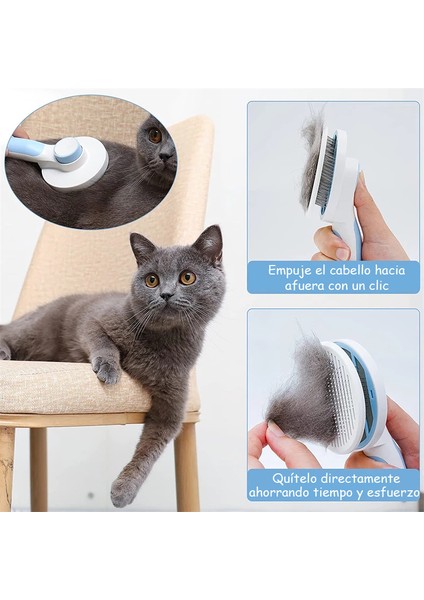 Siyah Pet Kedi Fırça Köpek Tarak Saç Pet Saç Tarak Kaldırır Kendi Kendini Temizleyen Slicker Fırça Kediler Köpekler Karışık Saç Güzellik Ürünleri Kaldırır (Yurt Dışından) modelleri
