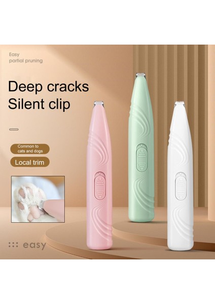 Pembe 1 Takım Elektrikli Evcil Hayvan Kırkma Makinesi Pratik Abs Pet Ayak Saç Düzeltici Pet Köpek Kedi Pençe Saç Kesme Makinesi Tıraş Makinesi Ev Kullanımı Için (Yurt Dışından) fırsatları