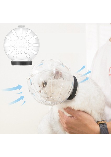 L Kedi Köpek Anti-Isırık Namlu Bakım Aksesuarları Nefes Maske Anti-Yalama Uzay Kaput Maskesi Kapak Namlu Banyo Bakım Malzemeleri (Yurt Dışından)