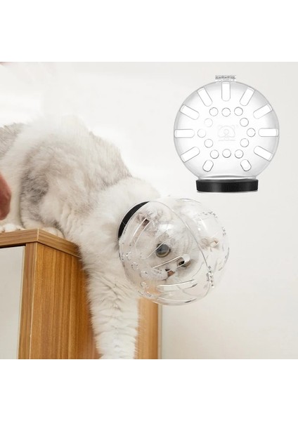 L Kedi Köpek Anti-Isırık Namlu Bakım Aksesuarları Nefes Maske Anti-Yalama Uzay Kaput Maskesi Kapak Namlu Banyo Bakım Malzemeleri (Yurt Dışından)