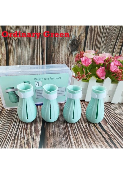 Kutu ile Yükseltme Pembe Anti-Isırma Banyo Yıkama Kedi Pençesi Kapak Kesim Çiviler Ayak Koruyucu Pet Paw Koruyucu Anti-Scratch Kedi Ayakkabı Çizmeler Ayarlanabilir (Yurt Dışından) fiyatları