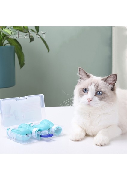 Kutu ile Yükseltme Pembe Anti-Isırma Banyo Yıkama Kedi Pençesi Kapak Kesim Çiviler Ayak Koruyucu Pet Paw Koruyucu Anti-Scratch Kedi Ayakkabı Çizmeler Ayarlanabilir (Yurt Dışından) indirimleri