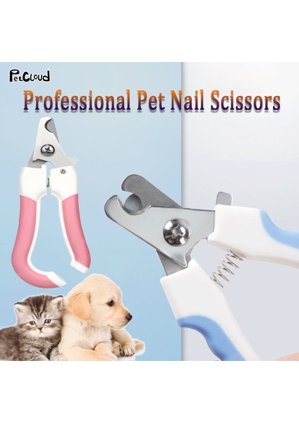 Pink-L Petnailclippe Profesyonel Pet Köpek Tırnak Makası Paslanmaz Çelik Emek Tasarrufu Sağlayan Bakım Makası Clippers Kedi Yavrusu Pençe Temizlik Malzemeleri (Yurt Dışından) fiyatları