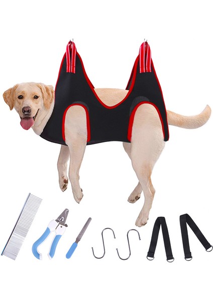 Siyah S Pet Kedi Köpek Bakım Hamak Yardımcısı Pet Kedi Köpek Güzellik Hamakta Çivi Tamir Kısıtlama Çantası Yavru Köpek Kedi Tırnak Klipsi Kırpma (Yurt Dışından) fiyatları