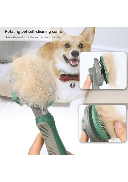 Gn-Small Kedi Fırçası Dökülme ve Bakım Için Kendi Kendini Temizleyen Slicker Tarak Gevşek Astarı Çıkarın Karışık Saç Masaj Fırçası (Yurt Dışından) fırsatları