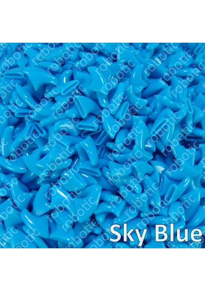 Sky Blue Xs 20 Adet - Kediler Için Yumuşak Tırnak Başlıkları + 1x Yapışkan Tutkal + 1x Aplikatör /* Xs, S, M, L, Kapak, Kedi, Pençe, Pençe, Wmc */ (Yurt Dışından)